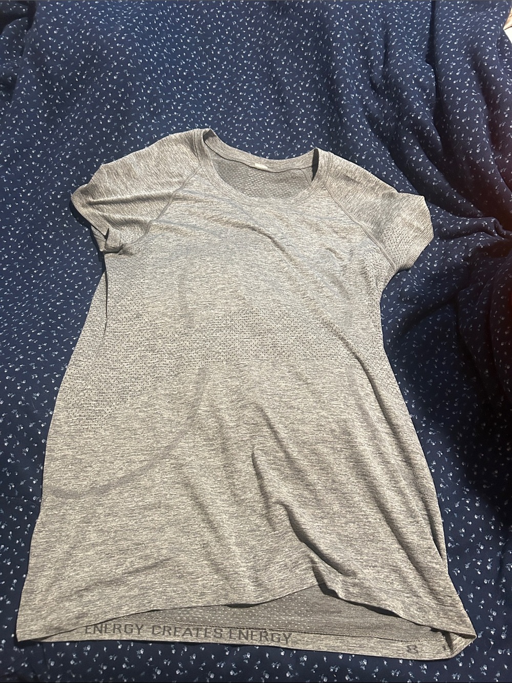 lululemon athletica Heather Gray Short-Sleeve Tee Dress